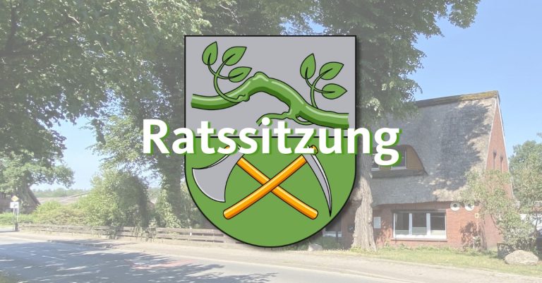 Ratssitzung Gemeinde Radbruch